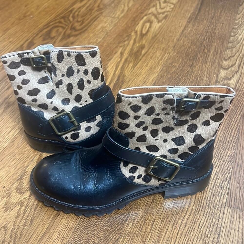 Marc Jacobs Women’s Leopard Cheetah Calf Hair Ankle Boot, Size 36